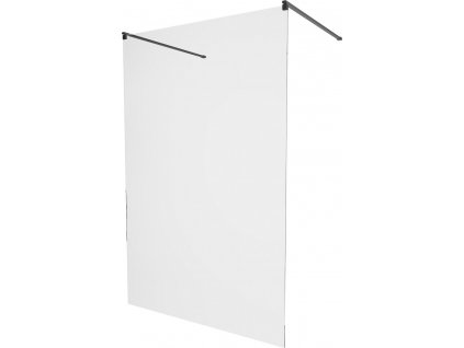MEXEN/S - KIOTO samostatně stojící sprchová zástěna 120 x 200, transparent 8 mm, černá 800-120-002-70-00