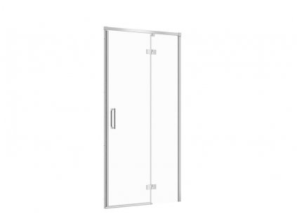 CERSANIT - Sprchové dveře LARGA chrom 100X195, pravé, čiré sklo S932-117