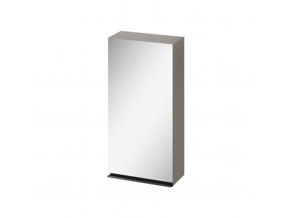 CERSANIT - Zrcadlová skříňka VIRGO 40 šedý dub s černými úchyty S522-012