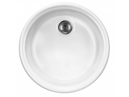 DEANTE - Lusitano  bílá - Keramický dřez, 1 - bowl ZCL_680N