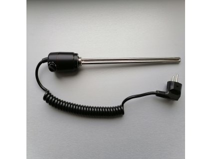 Topná tyč PATRONA s termostatem, Černá, 600 W