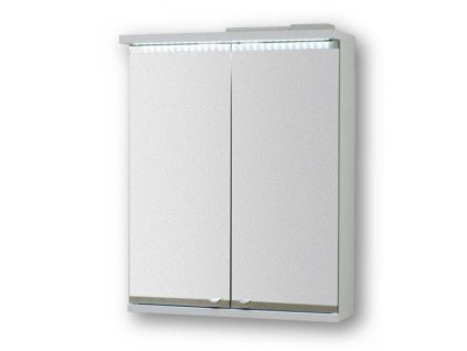 Vrchní zrcadlová skříňka NICE s LED osvětlením, 60 cm, 15 cm, 64 cm