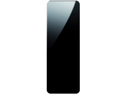 Koupelnový radiátor se zrcadlem INDIVI NEW, Skupina barev [1], Sklo černé L05, 656 × 1806 mm, výkon 1223 W
