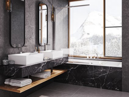 vanova zastena easy slide chrom