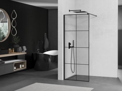 walk in sprchovy kout albox black