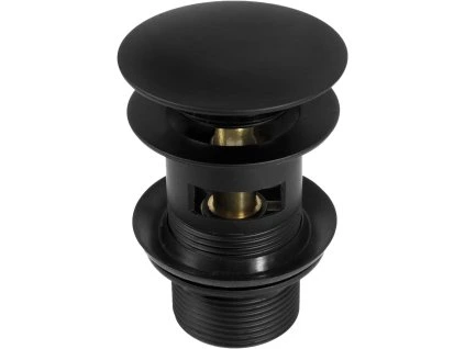 vypust click clack pro umyvadla s prepadem black