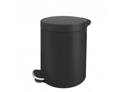 pedalovy odpadkovy kos 3l kov cerna barva