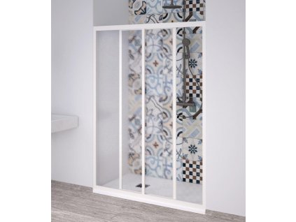 Sprchové dveře ACRIL - PORTA NEW, 90 - 100 cm, Bílá