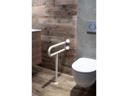 madlo pro invalidy 60 cm s podperou bila barva