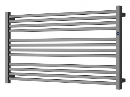 Koupelnový radiátor STICK LEVEL antracit, Antracit, Boční, 1200 × 555 mm, výkon 649 W