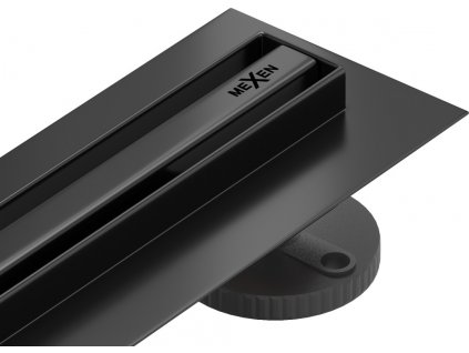 MEXEN - Flat 360 Slim podlahový žlab 80 cm otočný černá 1741080