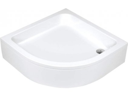 DEANTE - plus II bílá - Akrylátová sprchová vanička, půlkulatá, 90 cm KTU_031B