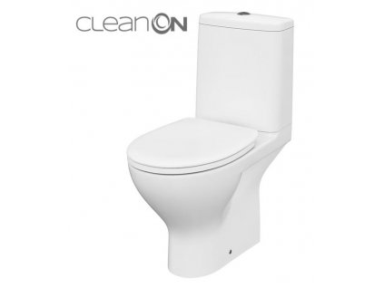 CERSANIT - WC KOMBI MODUO 43 cm 673 011 3/5 CLEAN ON, SEDÁTKO DUROPLAST-SOFT CLOSE K116-035