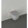 INFINITY závěsná WC mísa, Rimless, 36,5x53cm, stone grey