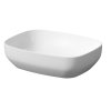 CERSANIT - Umyvadlo na desku LARGA RECTANGULAR bílá mat (50X38) K677-016