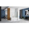 REA - Vanová zástěna Elegant 80 zlatá REA-W5601