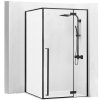 REA - Sprchový kout Fargo 80x100 černá matná REA-K6950