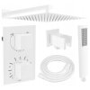 MEXEN/S - Cube DR02 podomítkový sprchový SET + slim sprcha 30 cm, bílá 77502DR0230-20