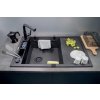 DEANTE - Magnetic grafit metalic - Magnetic Granitový dřez s odkapávačem ZRM_G113