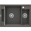 DEANTE - Magnetic antracit metalic - Magnetic Granitový dřez, 1.5 - bowl ZRM_T503  DOPRAVA ZDARMA