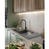 DEANTE - Magnetic metallic grey granitový dřez, 2-bowl ZRM_S213  DOPRAVA ZDARMA