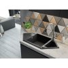 DEANTE - ASTER chrom/černá - Dřezová baterie, s připojením vodního filtru BCA_064M
