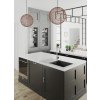 DEANTE - ASTER chrom/černá - Dřezová baterie, s připojením vodního filtru BCA_064M