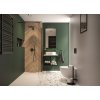 DEANTE - Kerria plus černá - Sprchová stěna / walk - in, systém Kerria Plus, 90 cm KTS_N39P