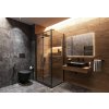 DEANTE - Kerria plus černá - Sprchová stěna / walk - in, systém Kerria Plus, 90 cm KTS_N39P