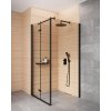 DEANTE - Kerria plus černá - Sprchová stěna / walk - in, systém Kerria Plus, 90 cm KTS_N39P