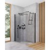 DEANTE - Kerria plus černá - Sprchová stěna / walk - in, systém Kerria Plus, 90 cm KTS_N39P