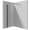 DEANTE - Kerria plus černá - Sprchová stěna / walk - in, systém Kerria Plus, 90 cm KTS_N39P