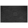 REA - Sprchová vanička Black Rock 80x120 černá REA-K4579