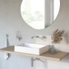 DEANTE - Correo alabaster Granit umyvadlo na desku - 500x400 mm CQR_AU5S