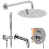REA - Podomítkový vanový a sprchový set Lungo Chrom + BOX REA-P6612