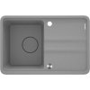 DEANTE - Momi metallic grey Granitový dřez, 1-bowl with drainer ZKM_S11A