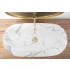 REA - Umyvadlo na desku Cleo 81x41 Shinny Marmo REA-U8403