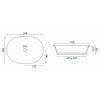 REA - Umyvadlo na desku WILMA RUSTIC REA-U3305