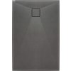 DEANTE - Correo antracit metalic - Granitová sprchová vanička, obdélníková, 140x80 cm KQR_T48B