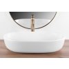 REA - Umyvadlo na desku CLEO 61 WHITE MATT REA-U9653