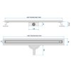 REA - Odtokový žlab Neox Slim pro black 60 REA-G2700