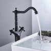 REA - Umyvadlová Kuchyňská baterie Rustico Old Black REA-B5520