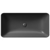 NUBES keramické umyvadlo na desku 80x40cm, černá mat  + slevový kód