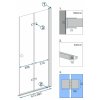 REA - Modul sprchového koutu FOLD N2 70 REA-K7444