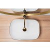 REA - Umyvadlo na desku Belinda White GOLD BRUSH REA-U7422
