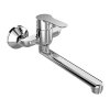 Dřezová nástěnná baterie, Zuna, s ramínkem plochým rovným 160 mm, chrom