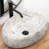 REA - Umyvadlo na desku Linda Stone 34,1x48,3 REA-U1020