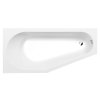 TIGRA L asymetrická vana 170x80x46cm, bílá mat  + slevový kód, + prodloužená záruka
