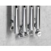 PILON otopné těleso 270x1800mm, se čtyřmi háčky pro ručník, chrom  DOPRAVA ZDARMA