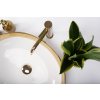 REA - Umyvadlo na desku Margot White/Gold REA-U9650